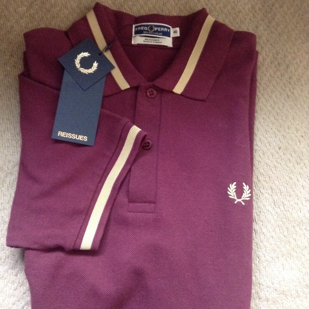 Fred Perry reissues polo 40 made in England NWT